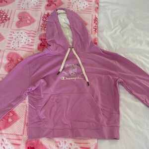 Champion Light Pink Pullover Hoodie